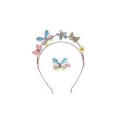 Great Pretenders Headband and Hair Clip, Butterflies for Days