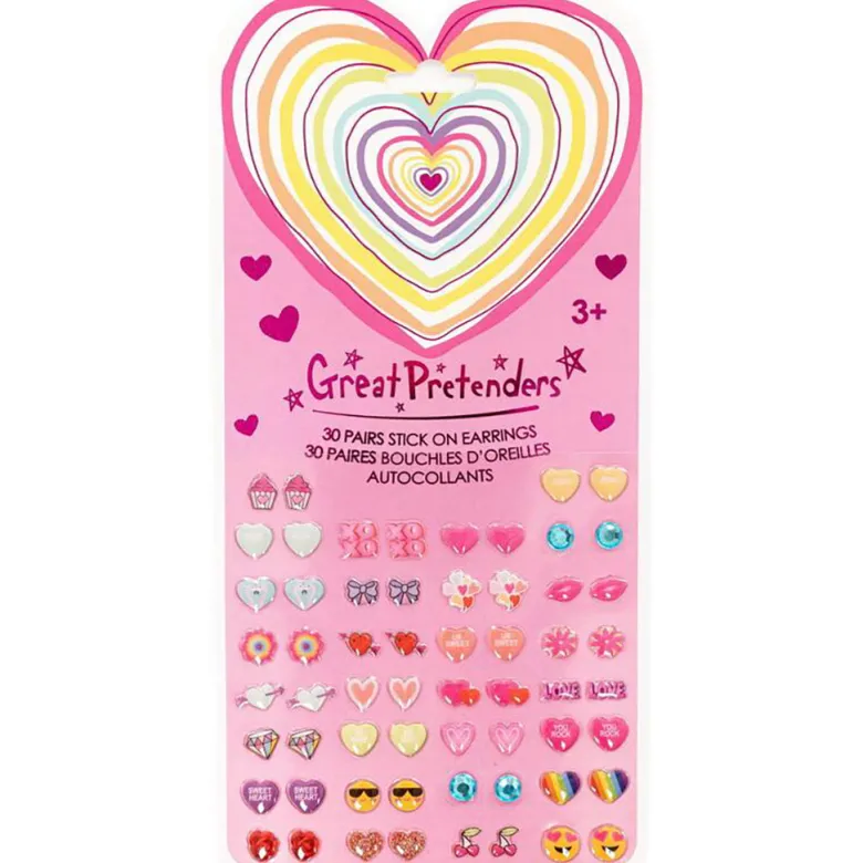 Great Pretenders, Heart-Shaped Earring Stickers