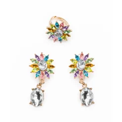 Great Pretenders Jewelry Set with Ring and Clip-On Earrings - Victoria