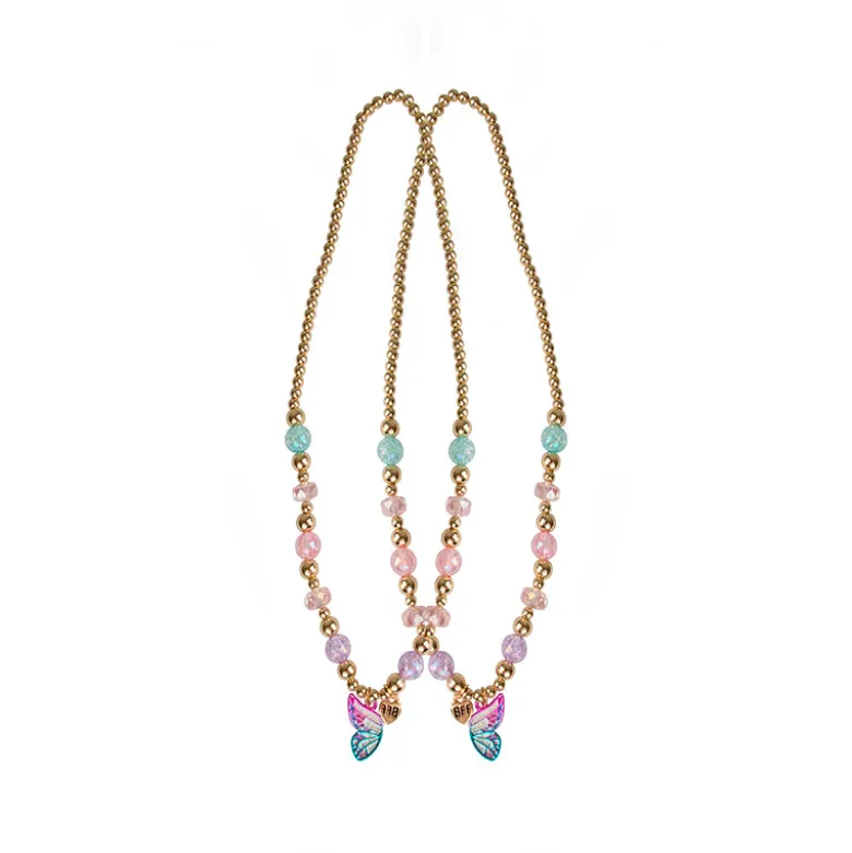 Great Pretenders Necklaces, Set of 2 - Butterfly BFF