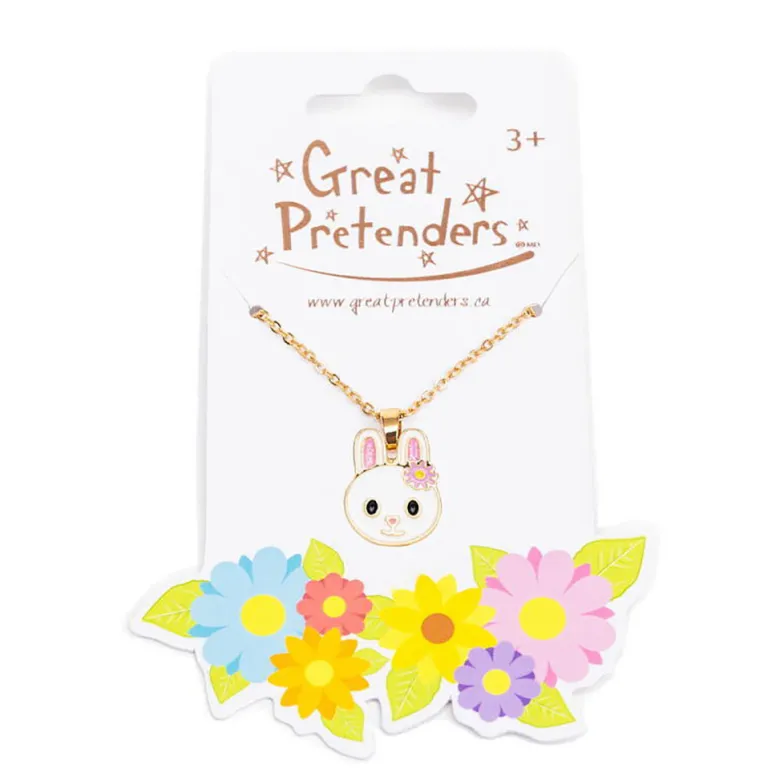 Great Pretenders Necklace, Spring Bunny