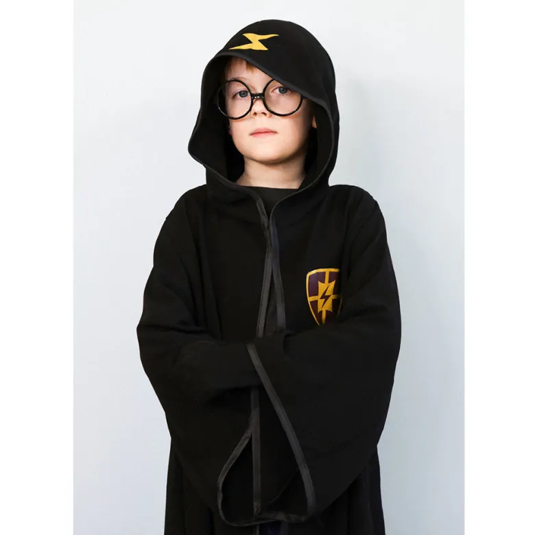 Great Pretenders Wizard's Cape and Glasses - Size 5-6 Years