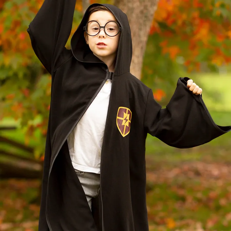 Great Pretenders Wizard's Cape and Glasses - Size 5-6 Years