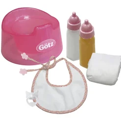 Götz tilbehør, Basis plejesæt til babydukker på str. 30-33, 42-46 cm