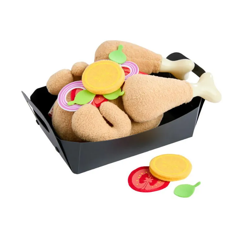 Haba Play Food, Soft Grilled Chicken with Vegetables