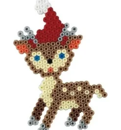 Hama Bead Set Mini, Christmas Tree, Reindeer or Christmas Bear, 2000 Beads