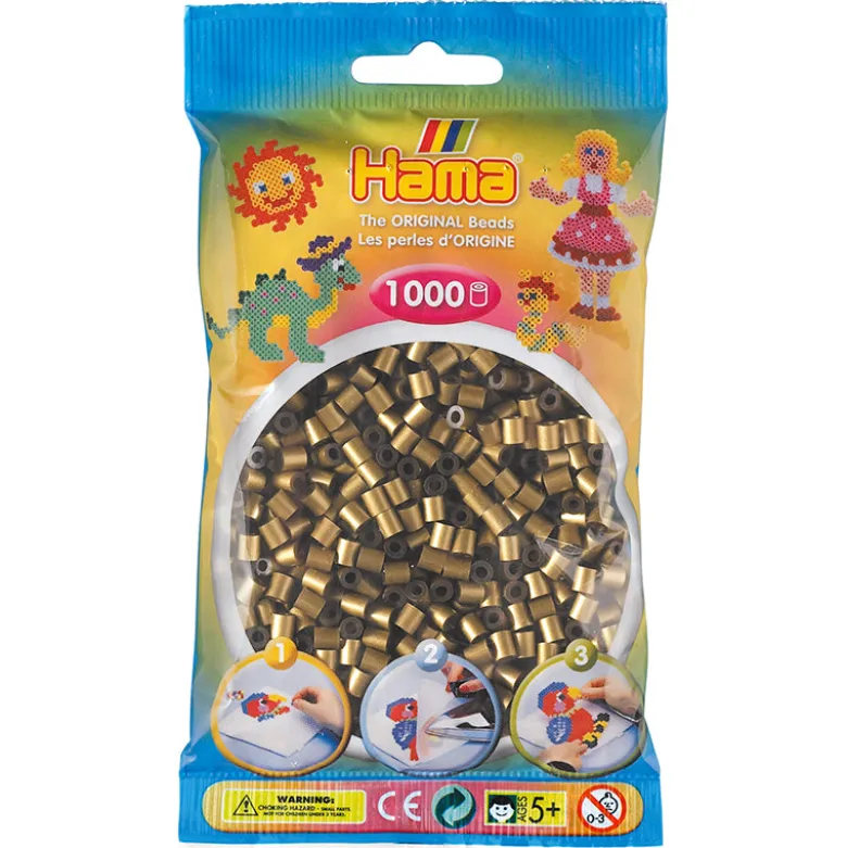 Hama Midi Beads, Bronze – 1,000 pcs (bag)