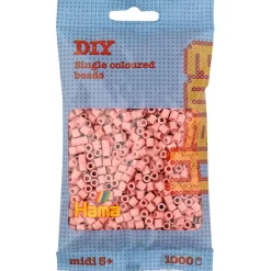 Hama Midi Beads in Bag, Light Peach - 1000 Pieces