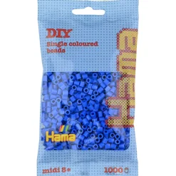Hama Midi Beads in Bag, Light Blue - 1000 Pieces