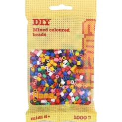 Hama Midi Beads in Bag, Mix - 1000 pcs