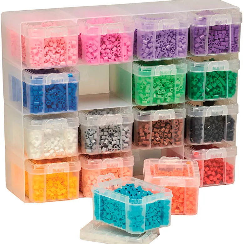 Hama Midi, Large Storage Box with 16 Compartments and Midi Beads