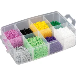 Hama Midi, Large Storage Box - with 3 Pegboards and 12,000 Beads