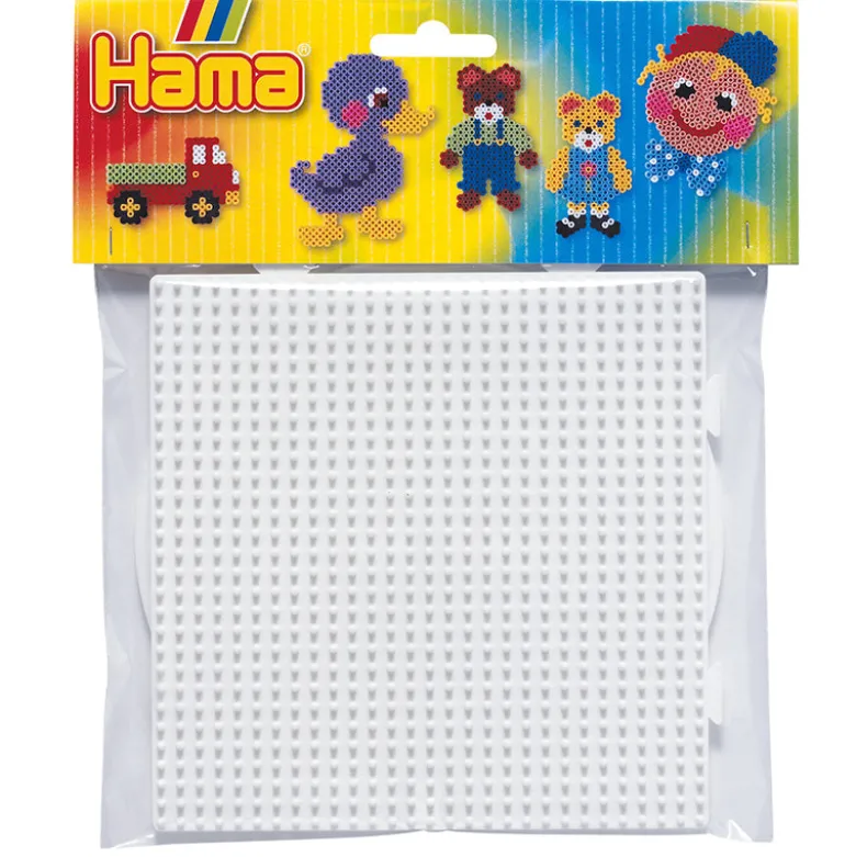 Hama Pegboards for Midi Beads – 2-Pack: Large Round & Large Square