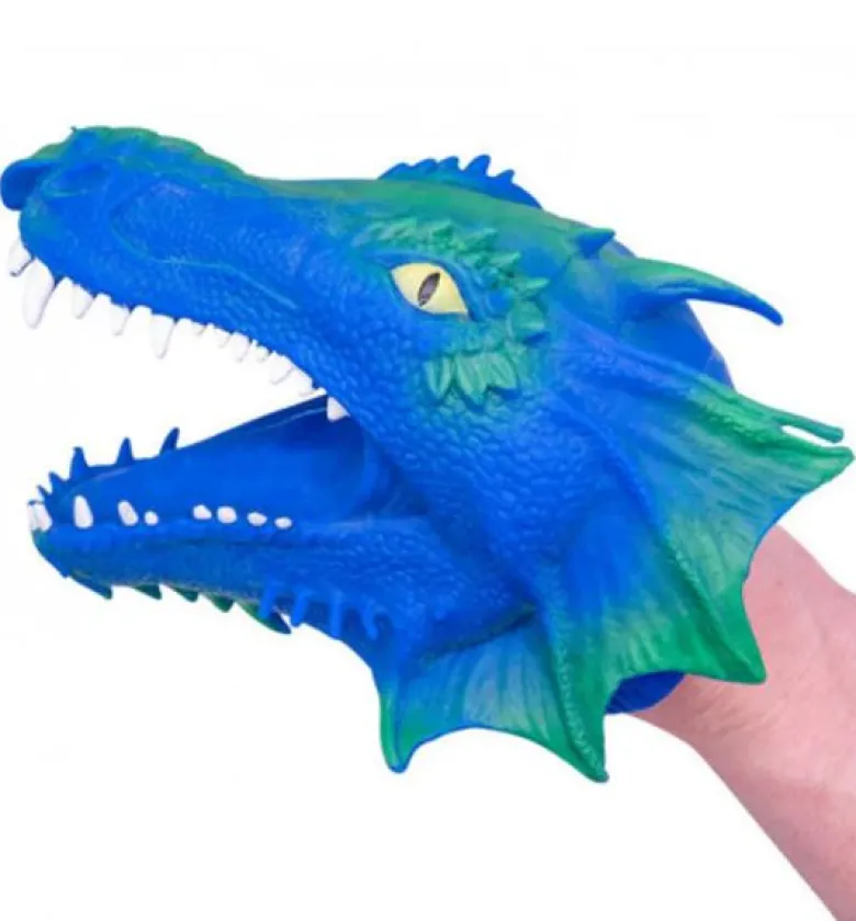 Hand Puppet Shaped Like a Dragon Head