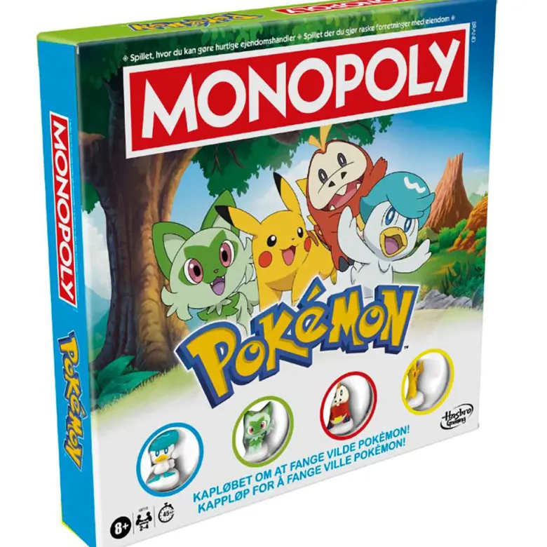 Hasbro Game, Monopoly Pokémon DK/NO