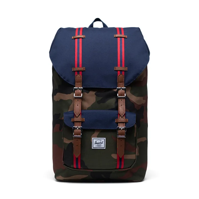 Herschel Little America Backpack - Woodland Camo/Peacoat/Tan