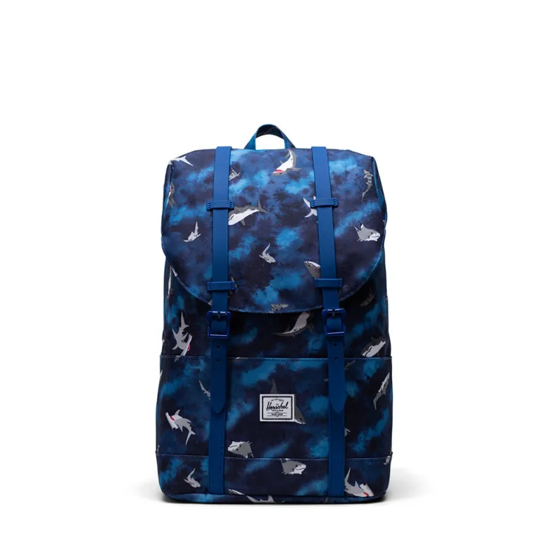 Herschel Retreat Youth Backpack – Sharks Mazarine Blue