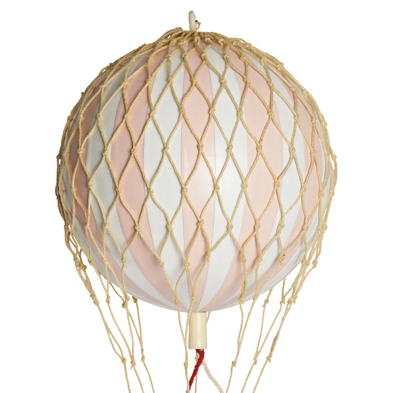 Hot Air Balloon, Soft Light Pink - 8.5 cm