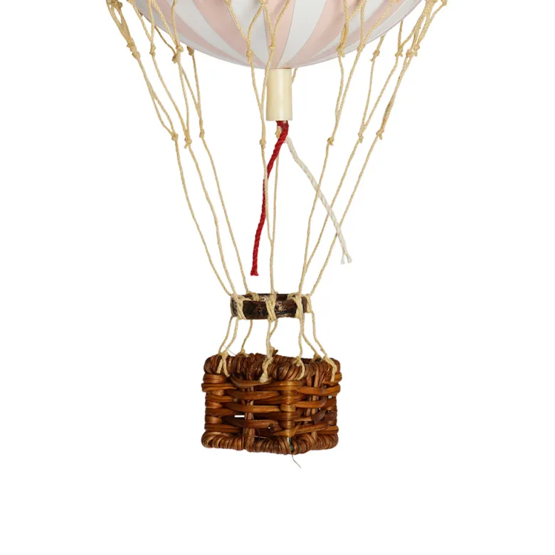 Hot Air Balloon, Soft Light Pink - 8.5 cm