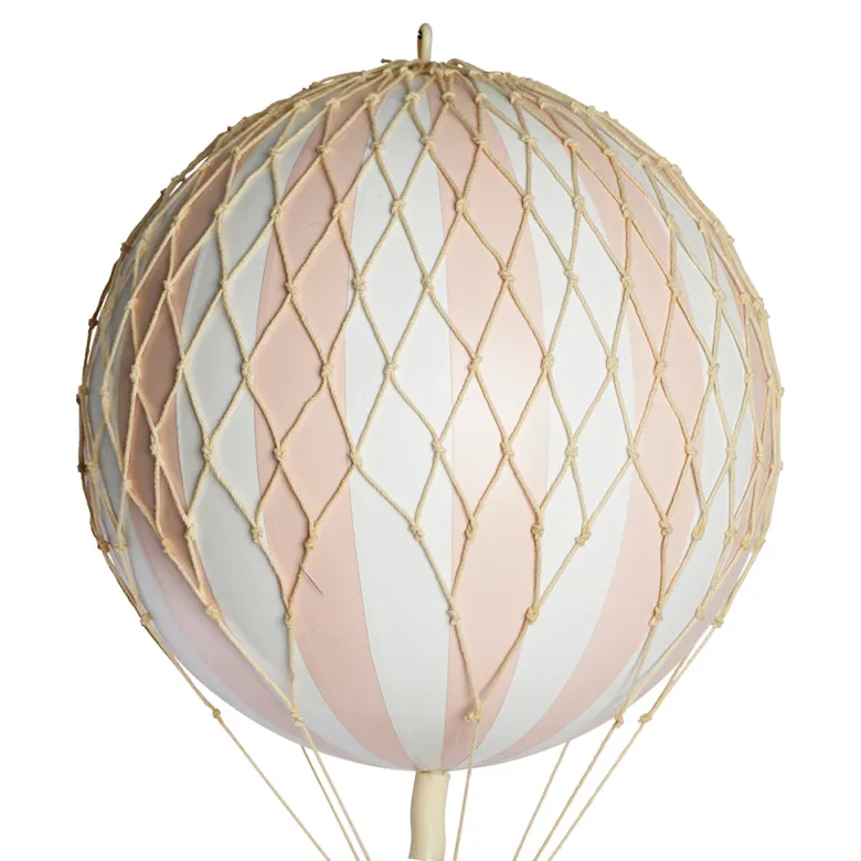 Hot Air Balloon, Soft Light Pink - 18 cm