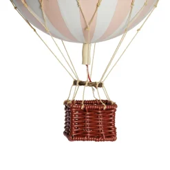Hot Air Balloon, Soft Light Pink - 18 cm