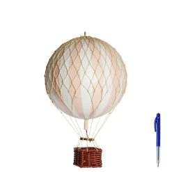 Hot Air Balloon, Soft Light Pink - 18 cm