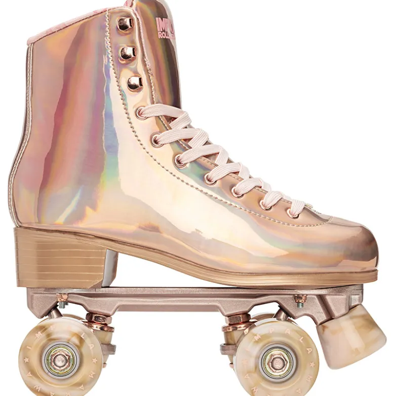 Impala Roller Skates for Kids, Marawa Rose Gold - Sizes 34-40