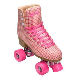 Impala Roller Skates for Kids, Pink Tartan - Sizes 35-40