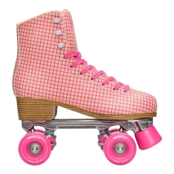 Impala Roller Skates for Kids, Pink Tartan - Sizes 35-40
