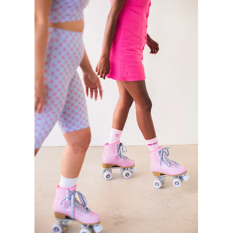 Impala Roller Skates for Kids, Wavy Check - Sizes 34-40