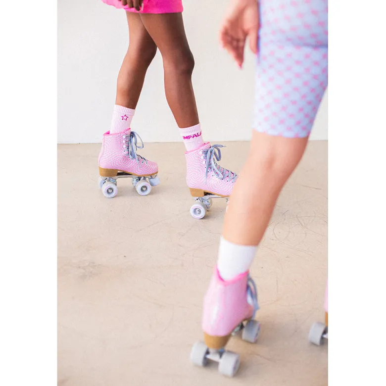Impala Roller Skates for Kids, Wavy Check - Sizes 34-40