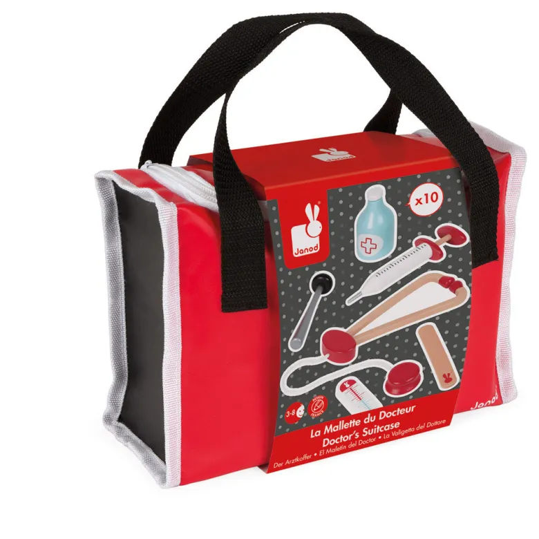 Janod Doctor's Kit with Wooden Accessories