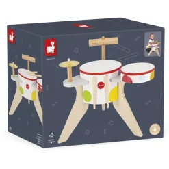 Janod Drum Set – Confetti
