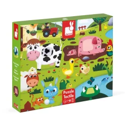 Janod Farmyard Animals Puzzle, 20 Pieces