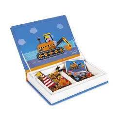Janod Magnet Book – 50 Magnets – Race Cars