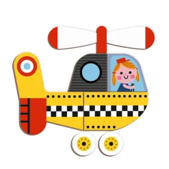 Janod Magnet Book – 50 Magnets – Race Cars
