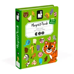 Janod Magnet Book, 30 pcs. Animals
