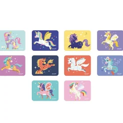 Janod Magnet Book, 44 pcs. Unicorn