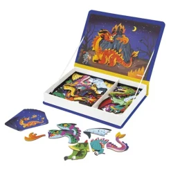 Janod Magnet Book, 53 Pieces – Dragons