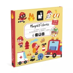 Janod Magnetbog, 30 pcs. Firefighters