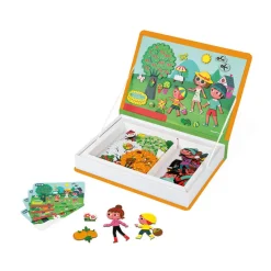 Janod Magnetic Book, 115 Magnets – The Four Seasons