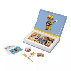 Janod Magnetic Book, 30 Pieces - Career Set