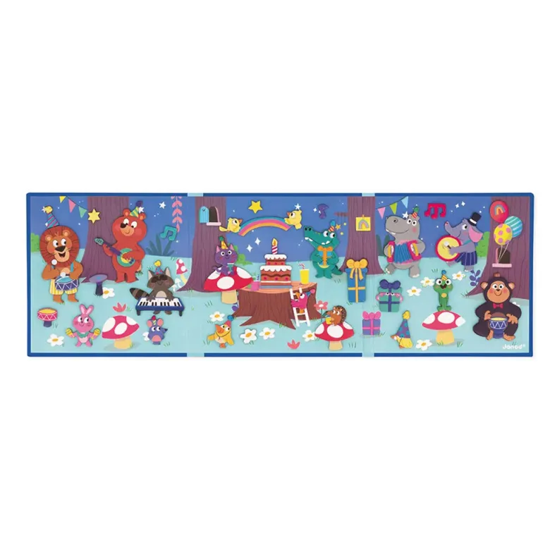 Janod Magnetic Playset, The Animal Party