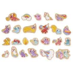 Janod Magnetic Puzzle, Unicorns and Dragons - 24 Pieces