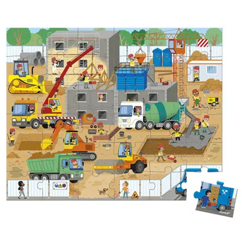 Janod Puzzle, Construction - 36 Pieces