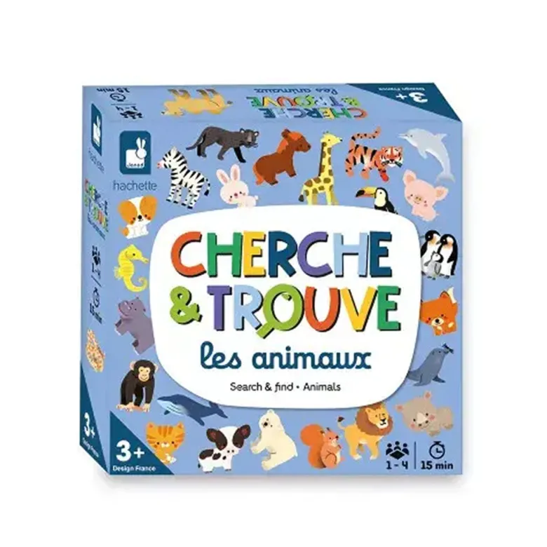 Janod Seek & Find, Animals - Observation Game