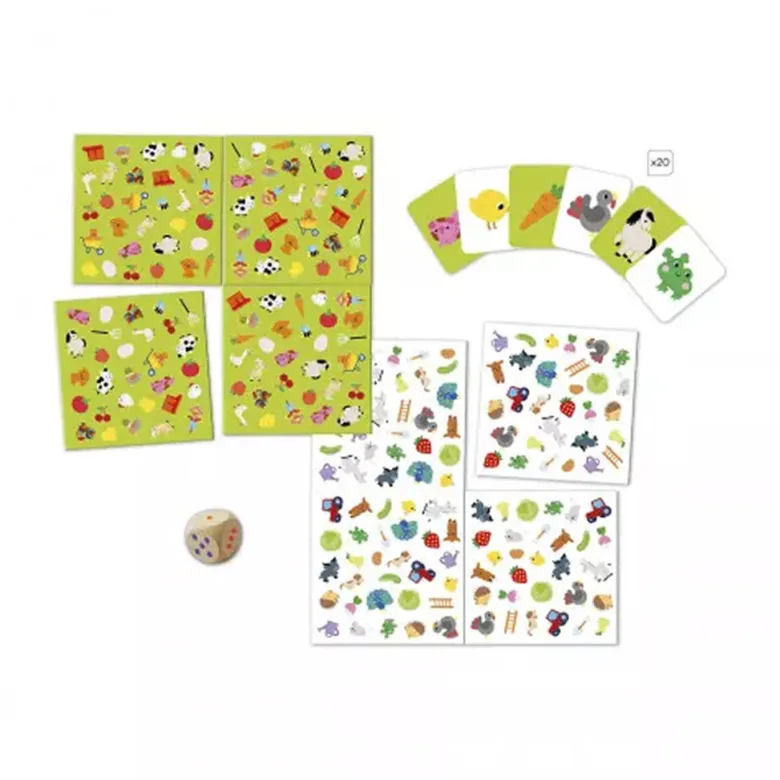 Janod Seek & Find, The Farm - Observation Game