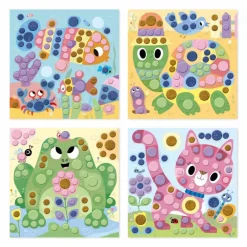 Janod Sticker Mosaic, Round Stickers