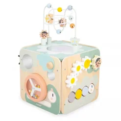 Janod Wooden Activity Cube, Multi-Activity Maxi Cube