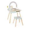 Janod Wooden Makeup Vanity Table and Stool